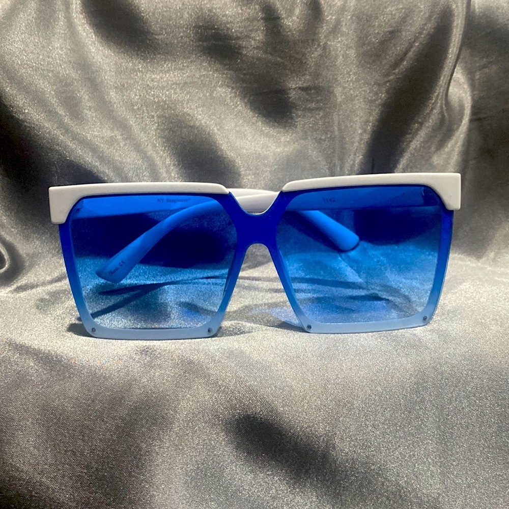 Blue Square Sunglasses